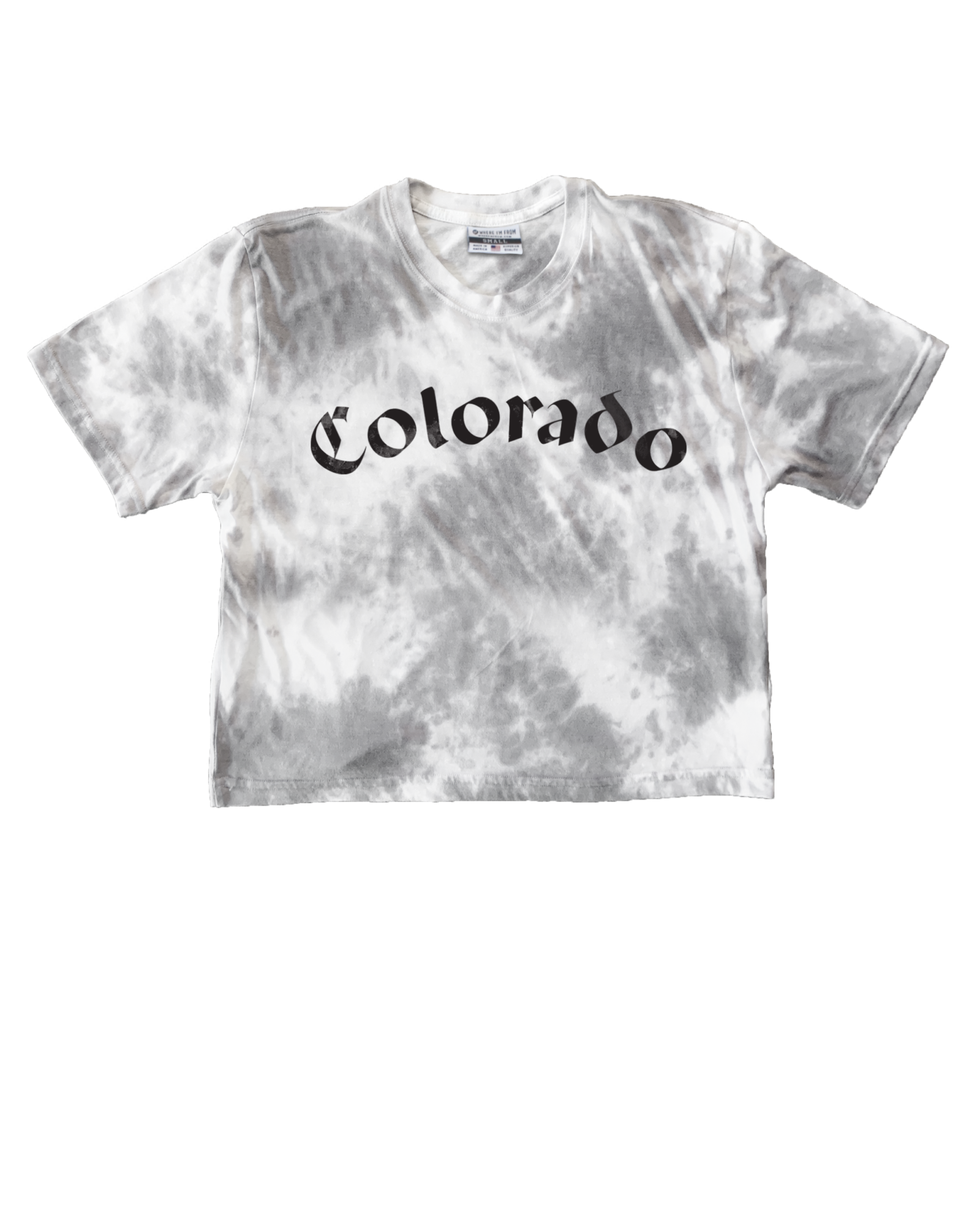 Olde Colorado Script Cropped Tee