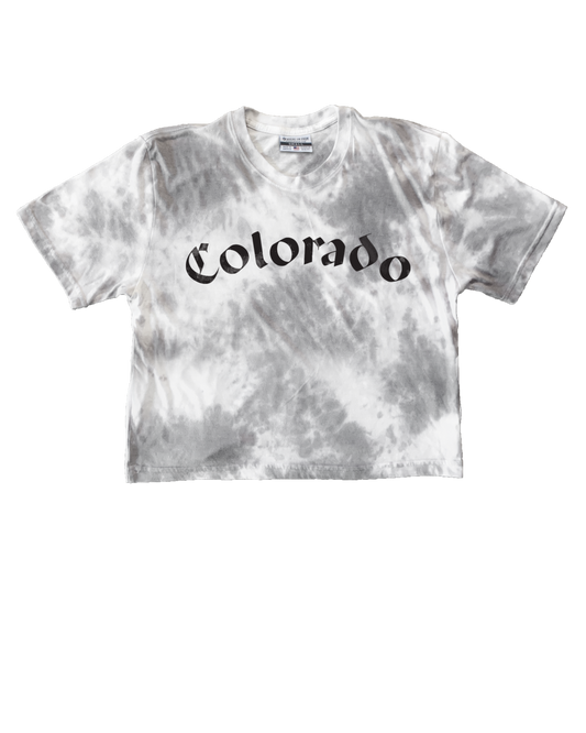 Olde Colorado Script Cropped Tee