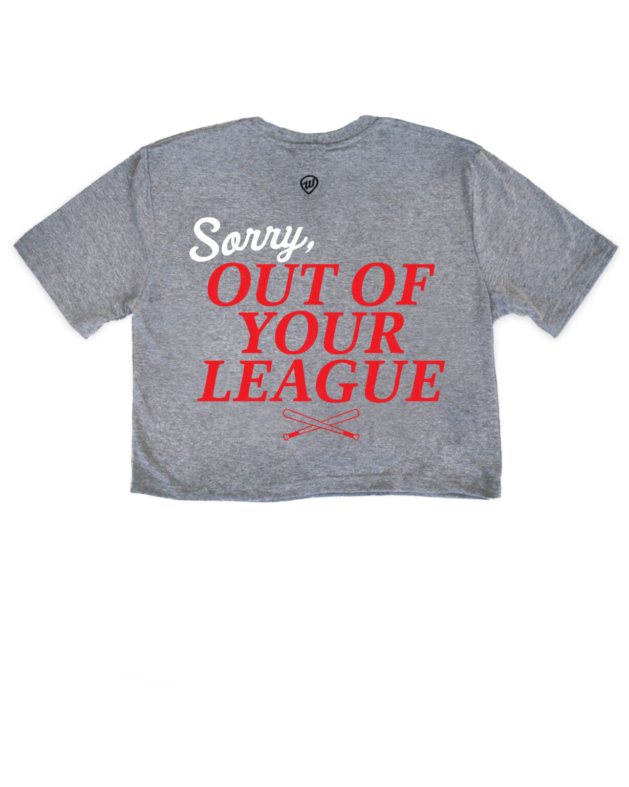 Out of Your League Cropped Tee