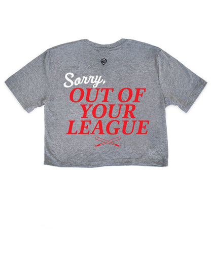 Out of Your League Cropped Tee
