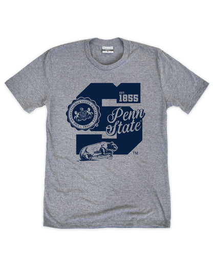PSU Block S Crest Tee