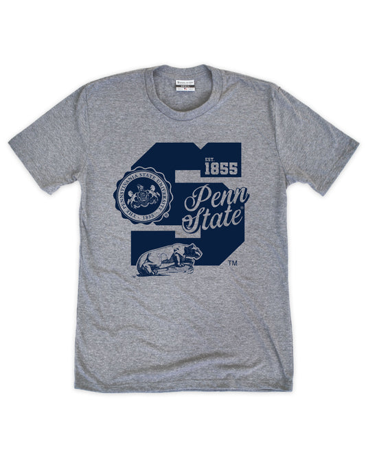 PSU Block S Crest Tee
