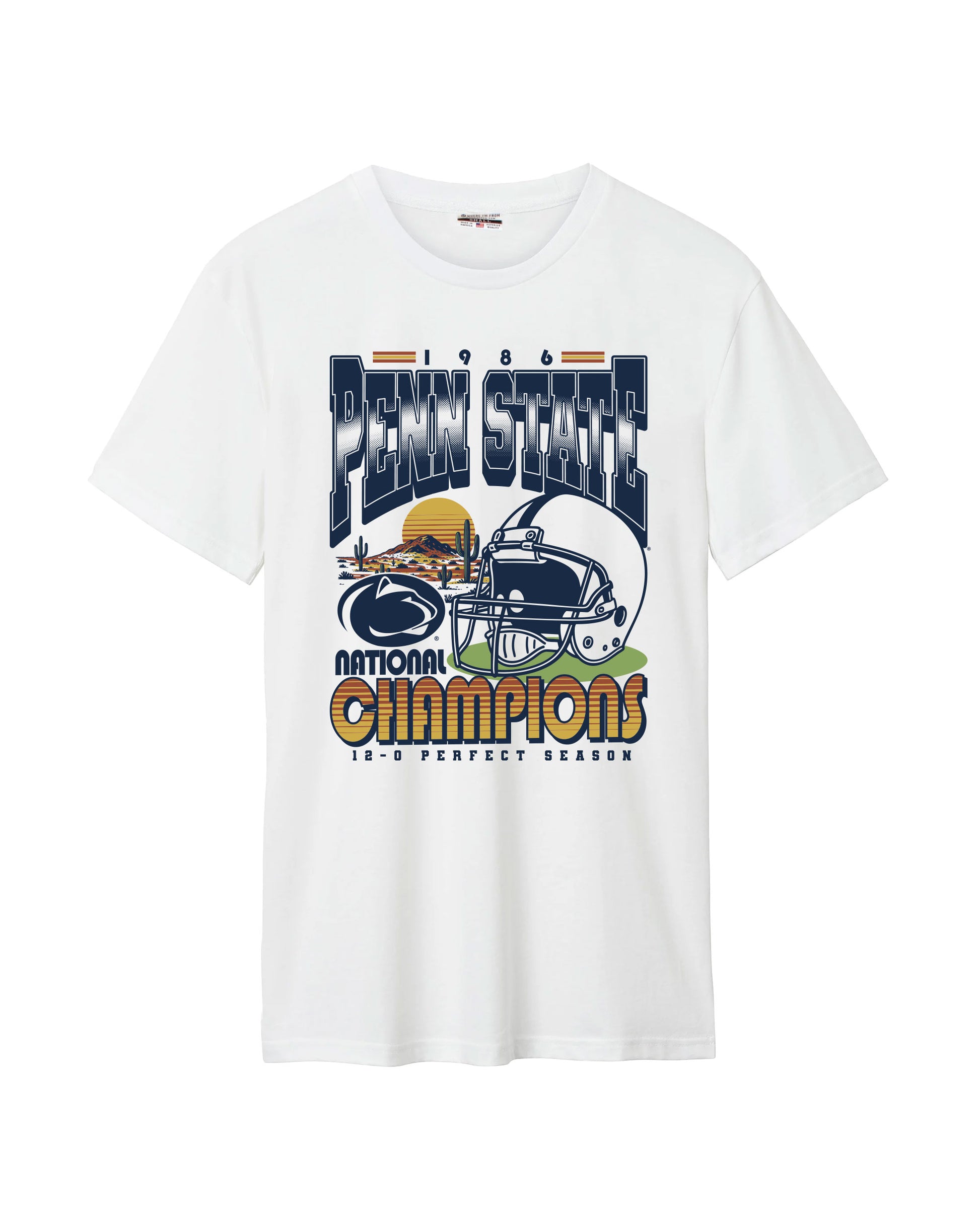 Penn State 1986 National Champions Cotton Tee