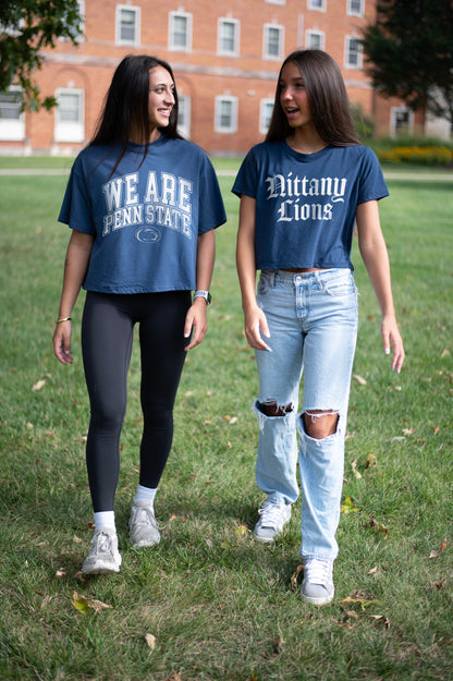 Nittany Lions Olde English Cropped Tee
