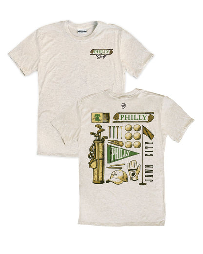 Philly Golf Collage F/B Tee