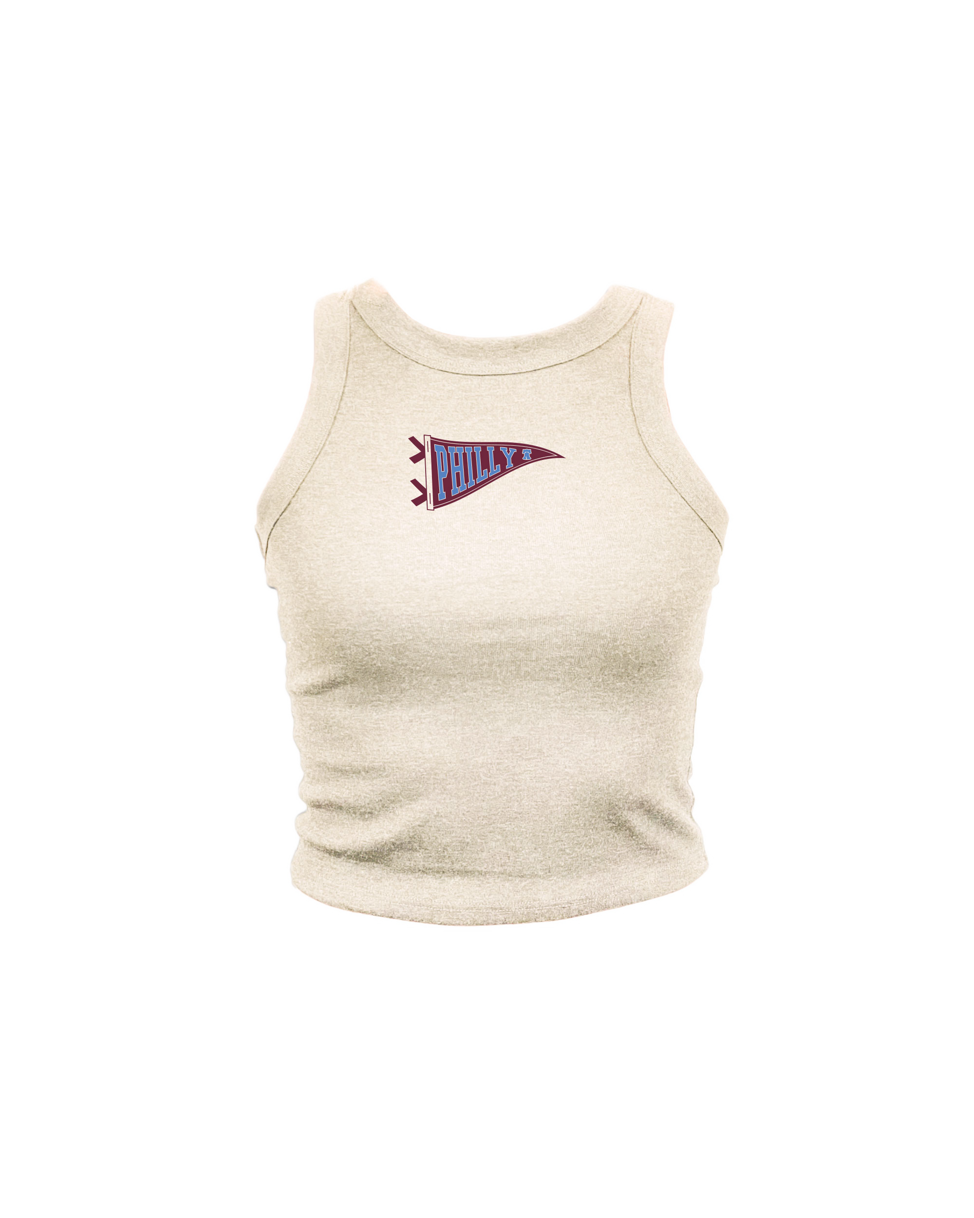 Philly Pennant High Neck Tank