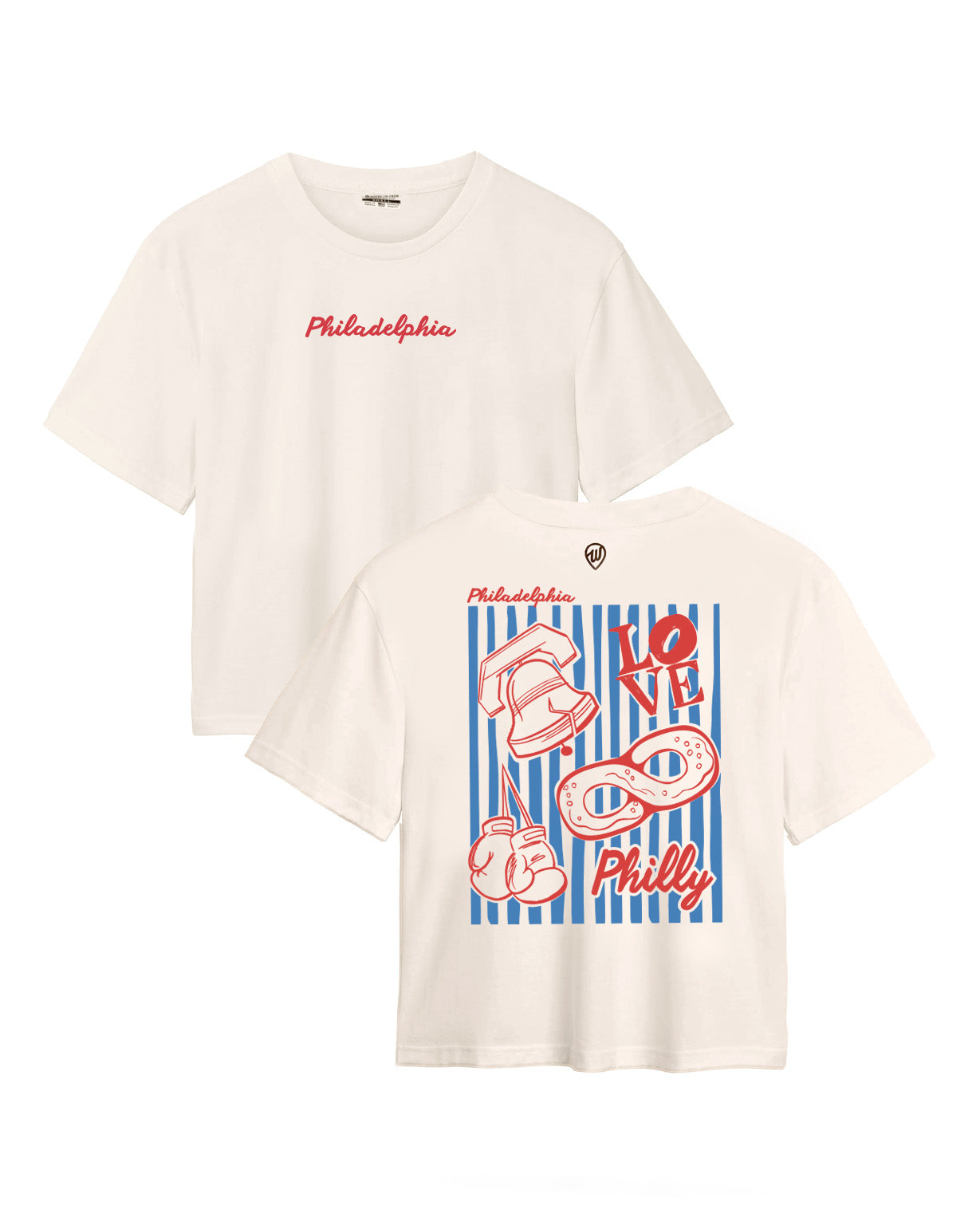 Philly Stripes Easy Tee