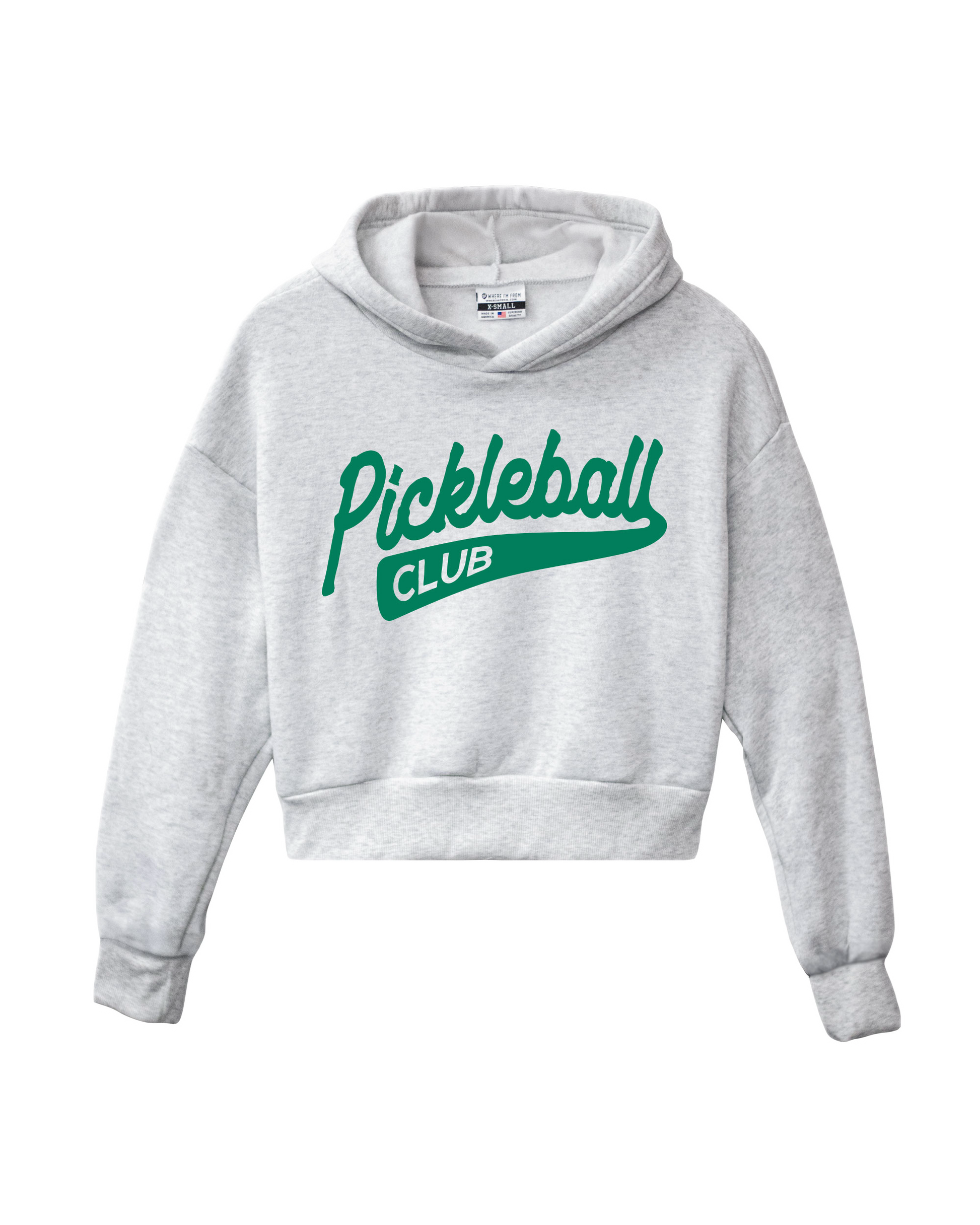 Pickleball Script Pullover Hoodie