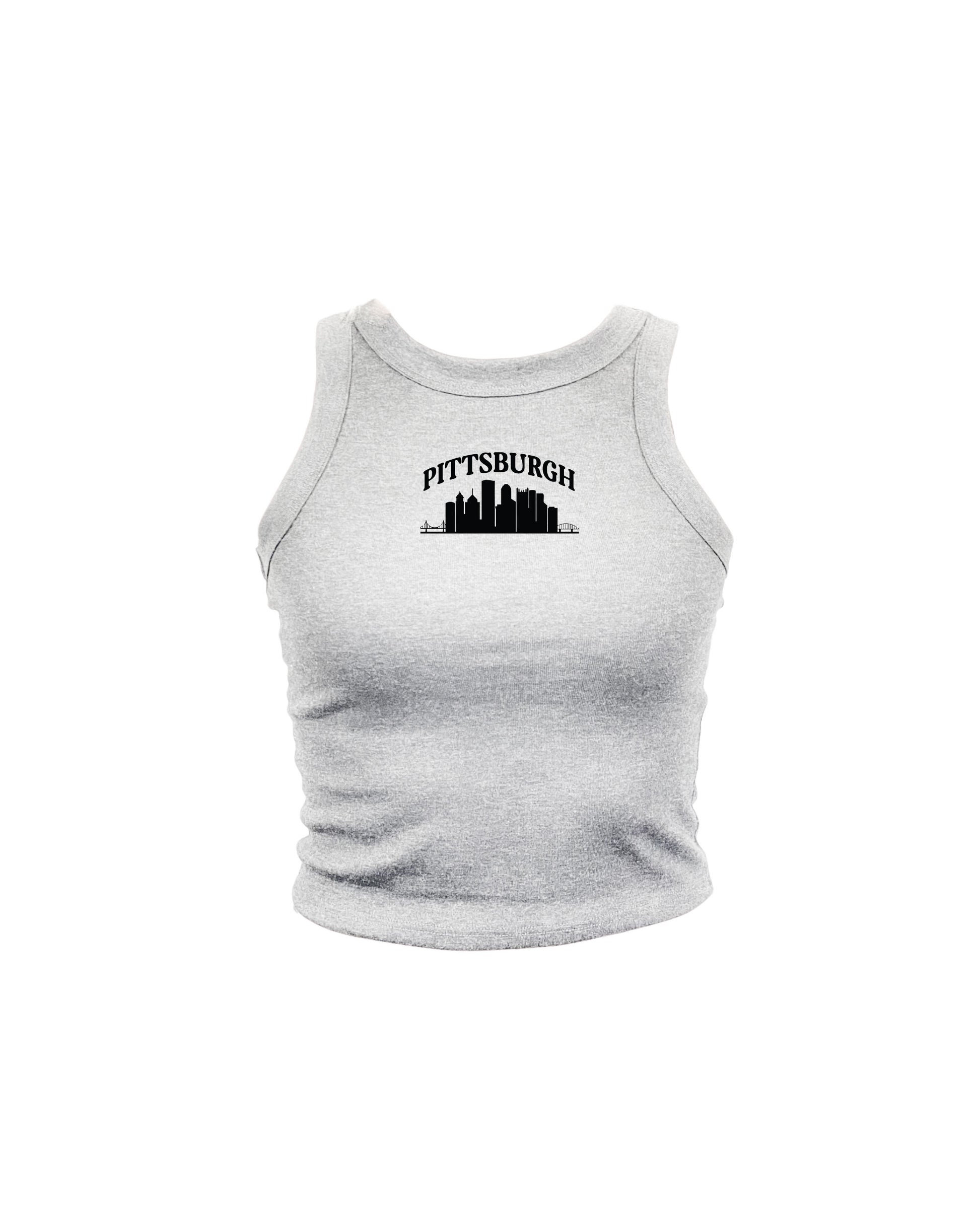 Pittsburgh Skyline High Neck Tank