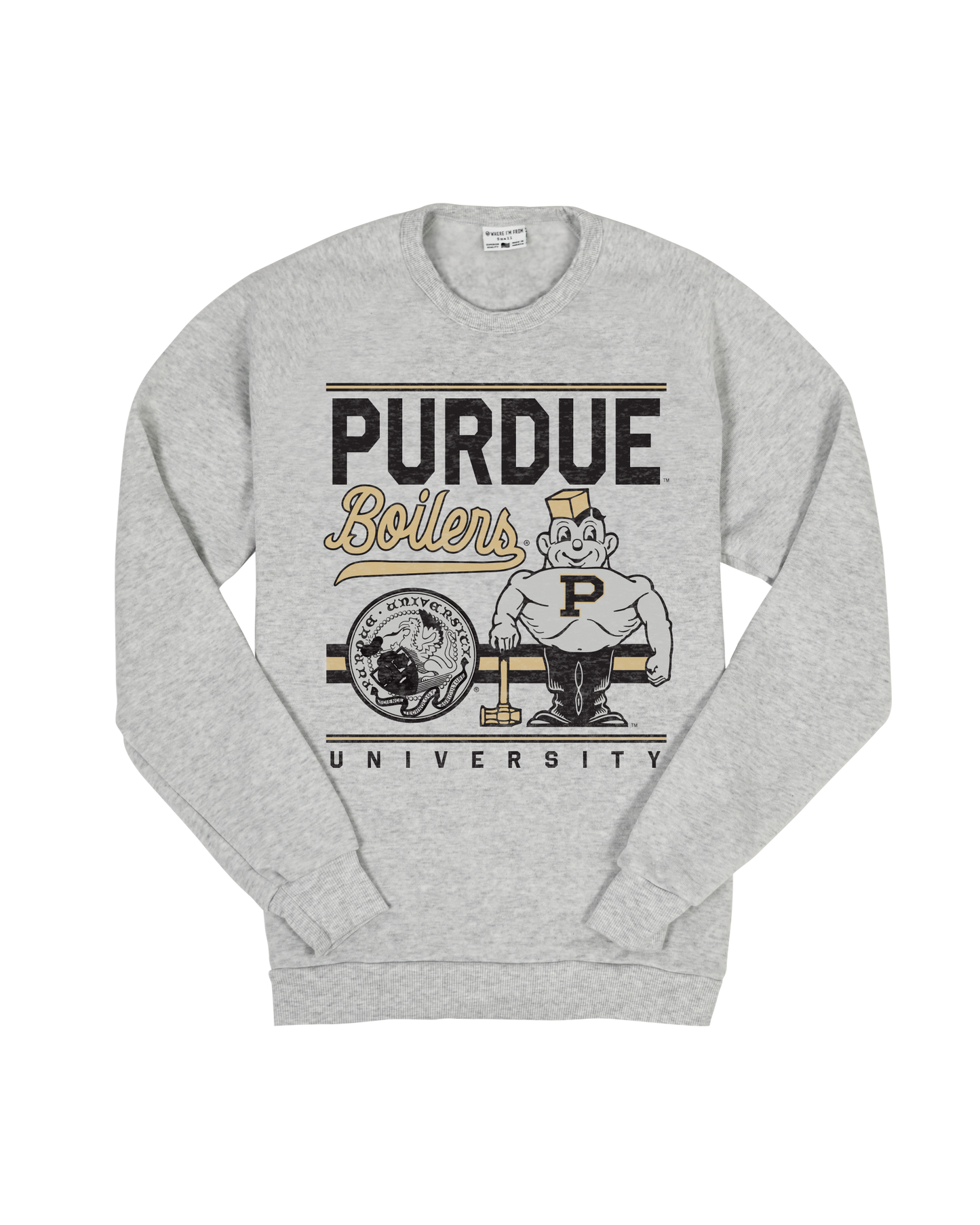 Purdue Boilers Crew Sweatshirt