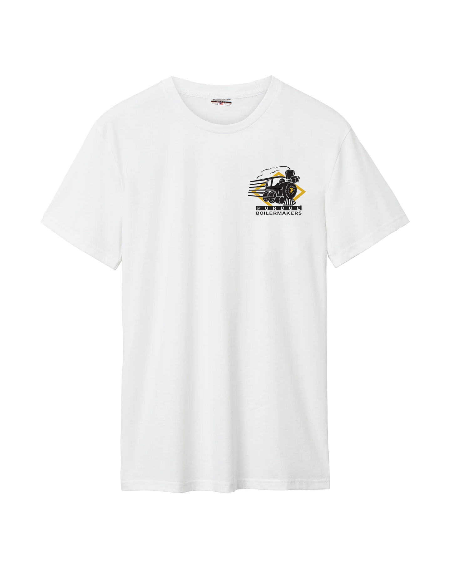 Purdue Boilermakers Train F/B Cotton Tee