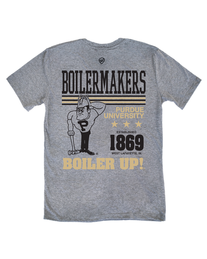 Purdue Vintage Boilermakers F/B Tee