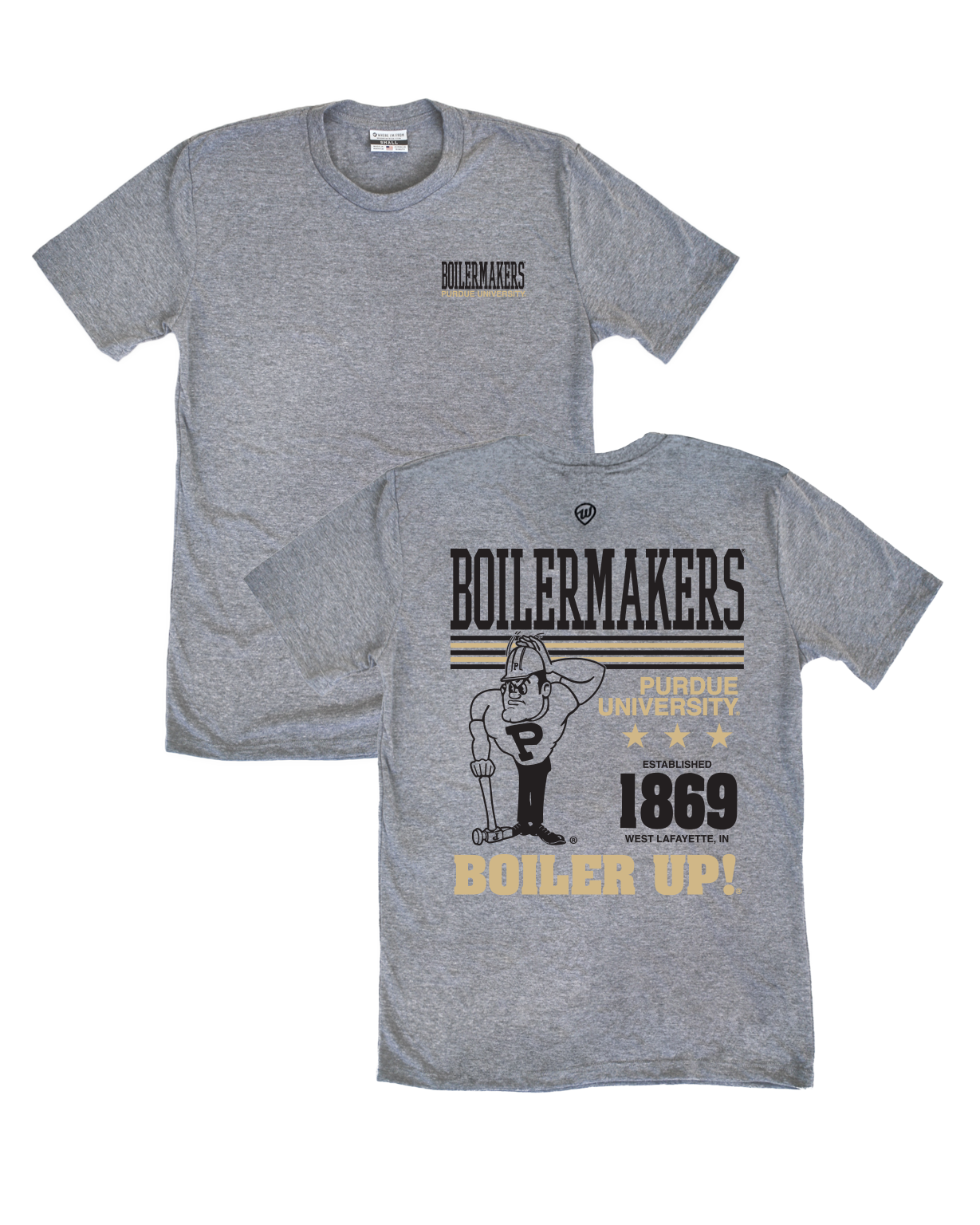 Purdue Vintage Boilermakers F/B Tee