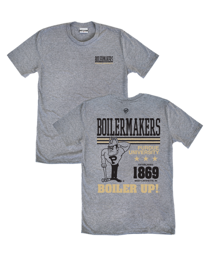 Purdue Vintage Boilermakers F/B Tee