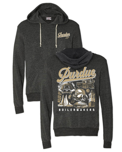 Purdue Icons F/B Hoodie