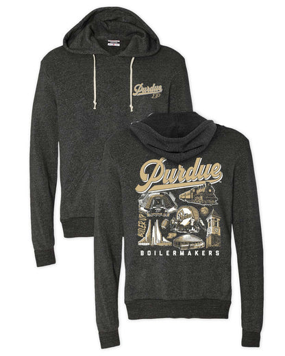 Purdue Icons F/B Hoodie