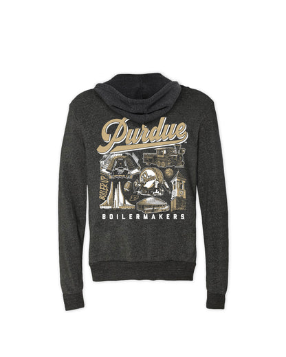 Purdue Icons F/B Hoodie