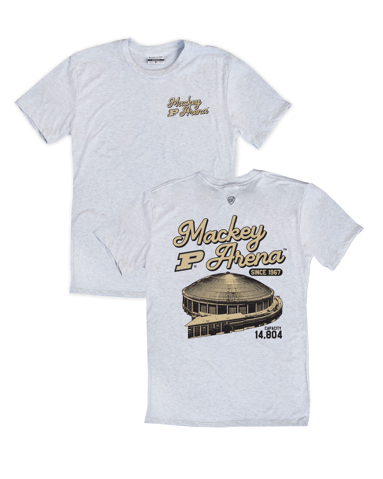 Purdue Mackey Arena F/B Tee – Where I'm From