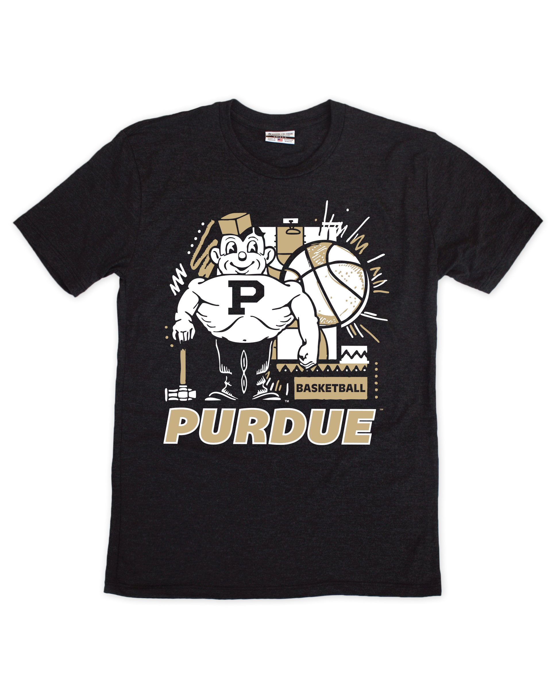 Purdue University Basketball Tee