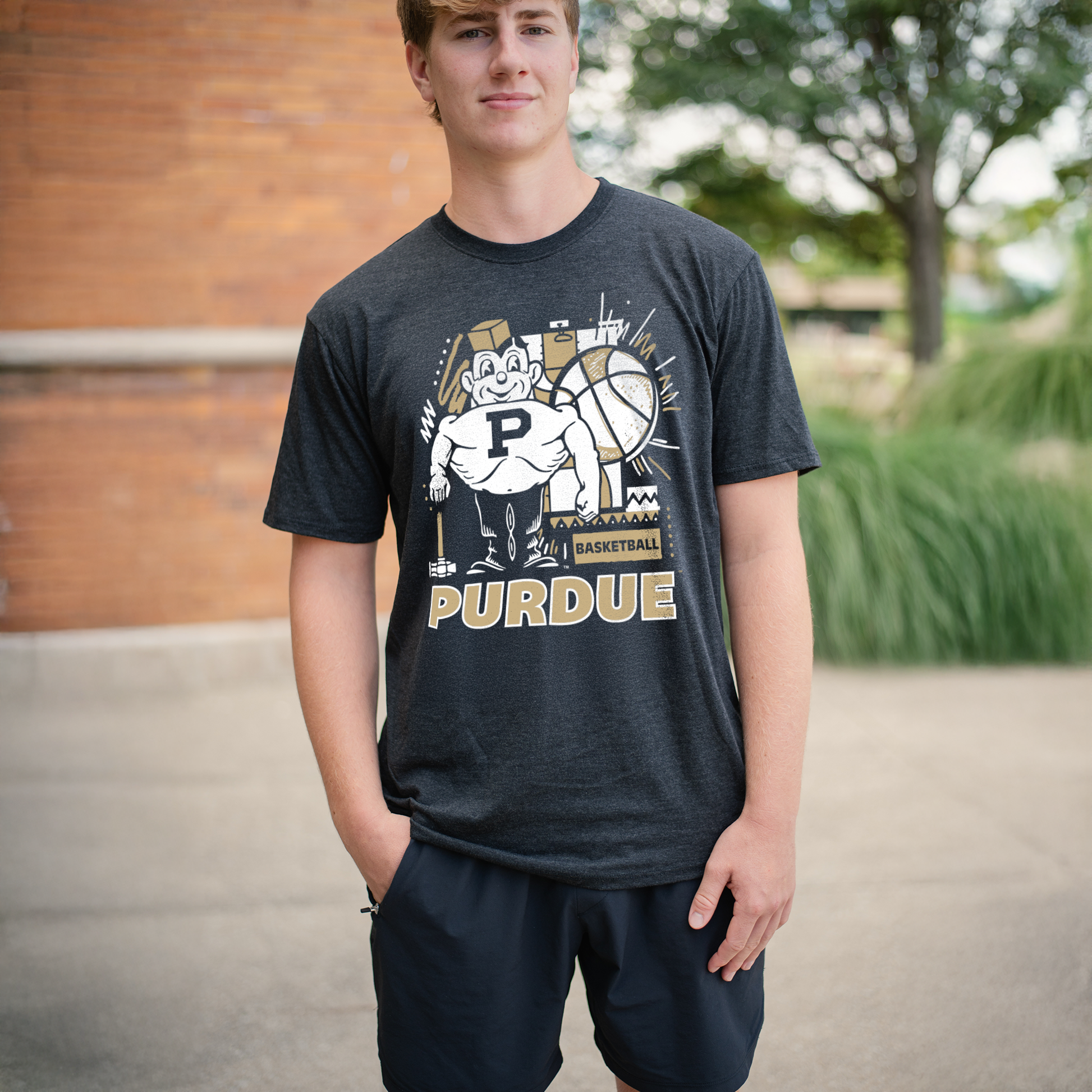 Purdue Basketball Tee