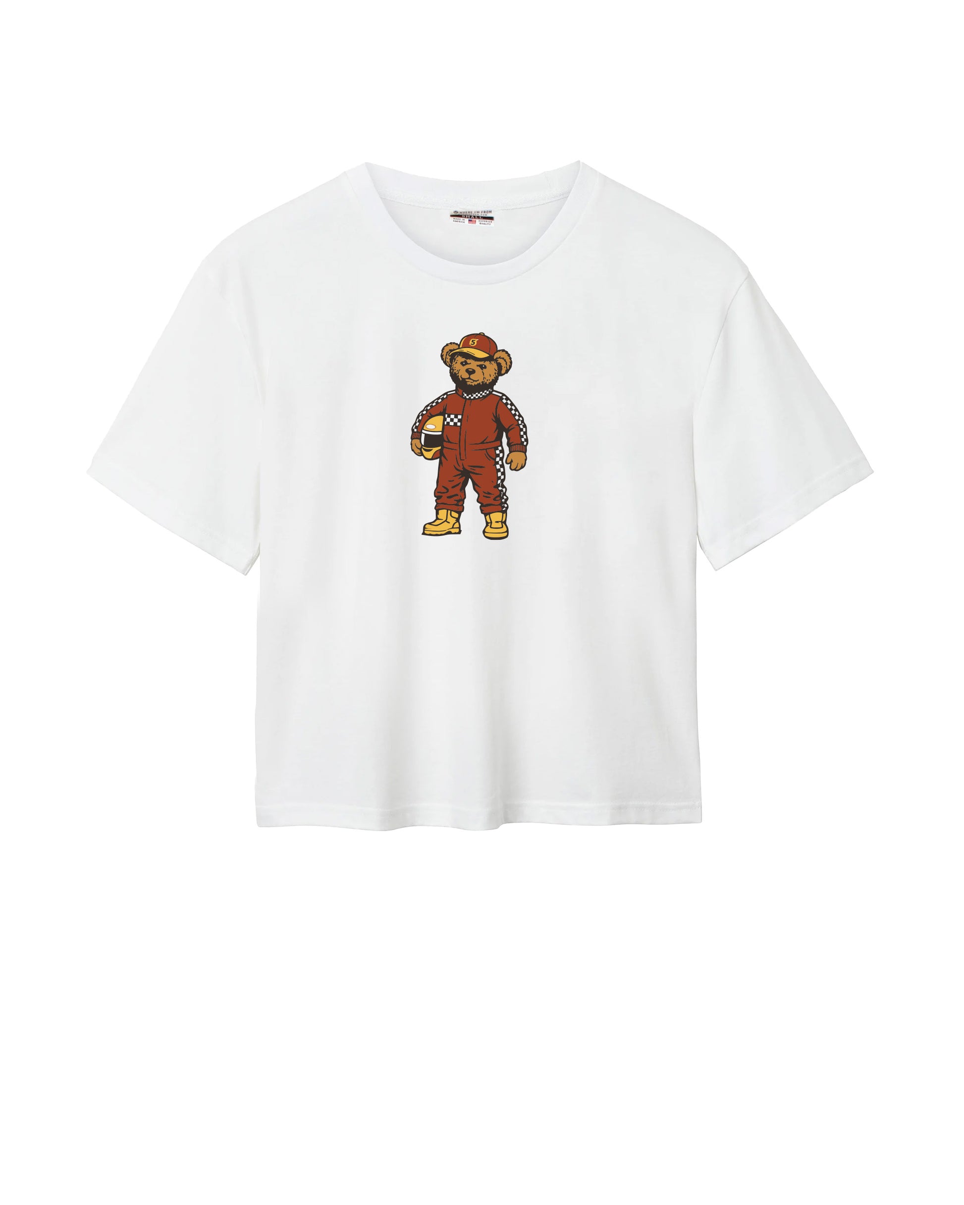Race Car Bear Easy Tee