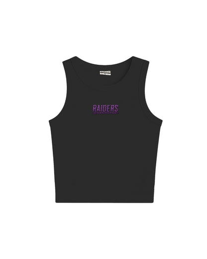 Raiders Embroidered High Neck Tank