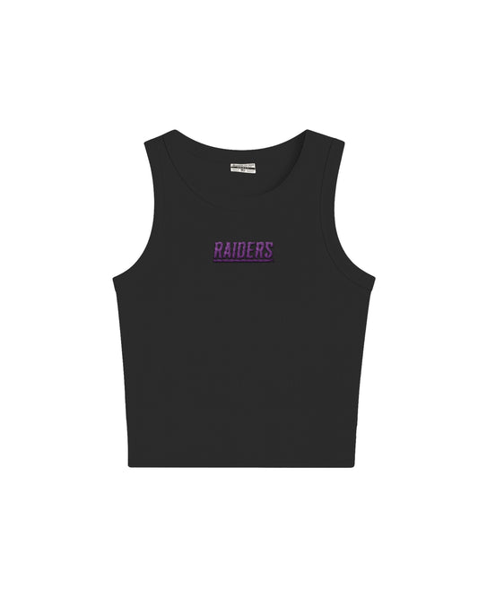 Raiders Embroidered High Neck Tank