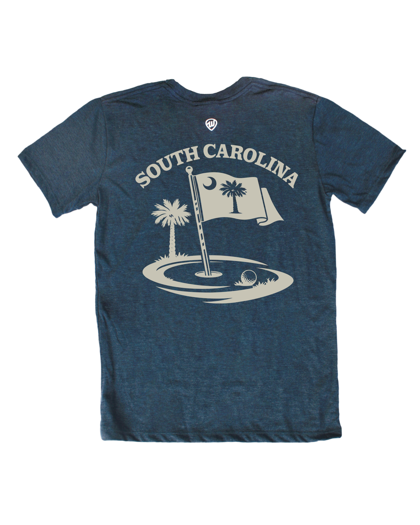 South Carolina Golf Flag Front/Back Tee
