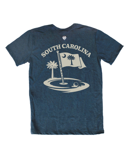 South Carolina Golf Flag Front/Back Tee