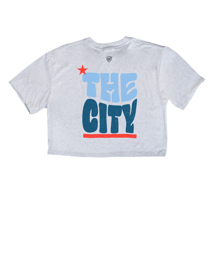 SF The City Front/Back Cropped Tee