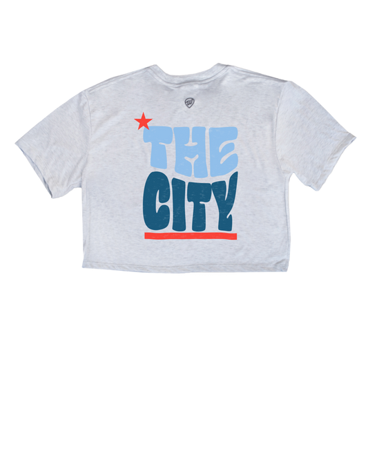 SF The City Front/Back Cropped Tee