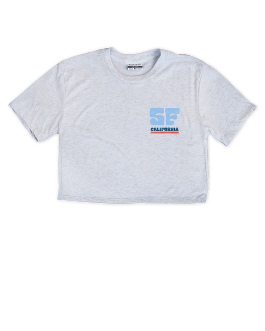 SF The City Front/Back Cropped Tee