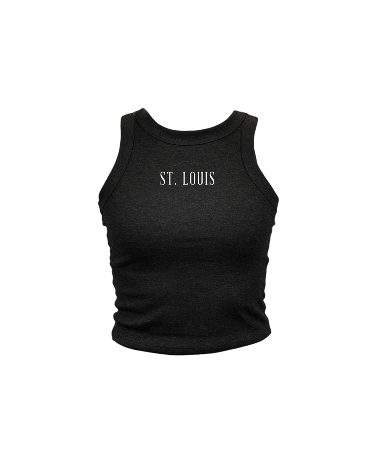 St. Louis Embroidered High Neck Tank