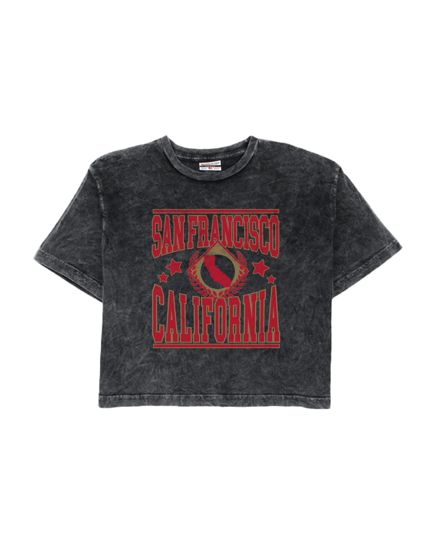 San Fran Stars Cropped Tee