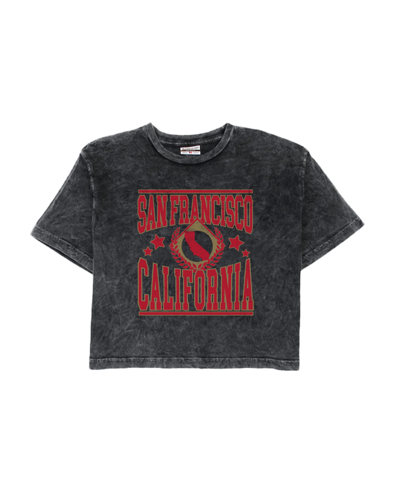 San Fran Stars Cropped Tee