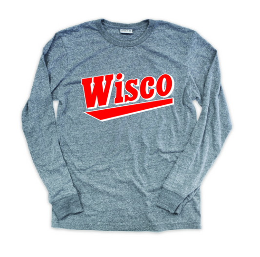 Wisconsin Underline Long Sleeve