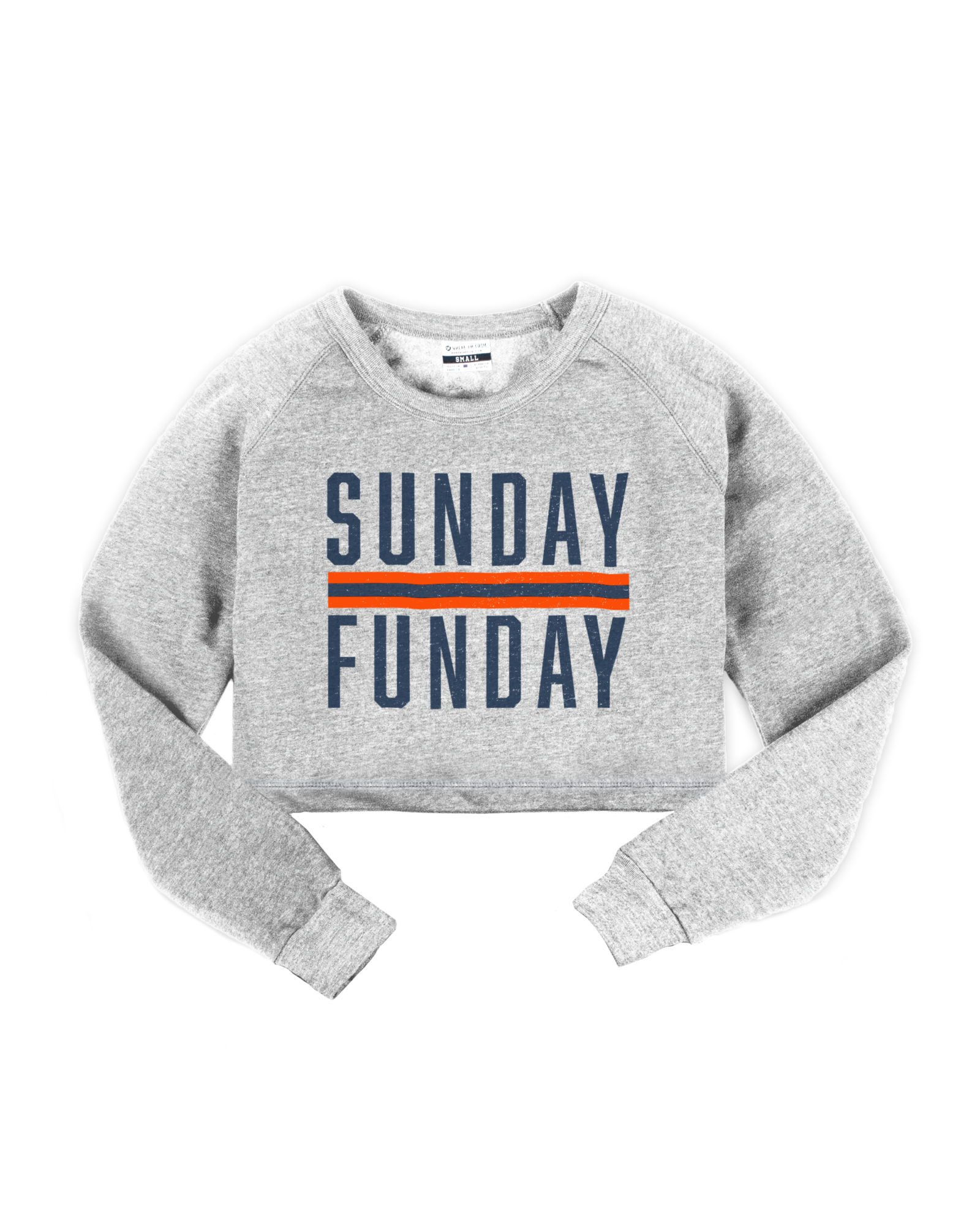 Denver Sunday Funday Cropped Crew Sweatshirt