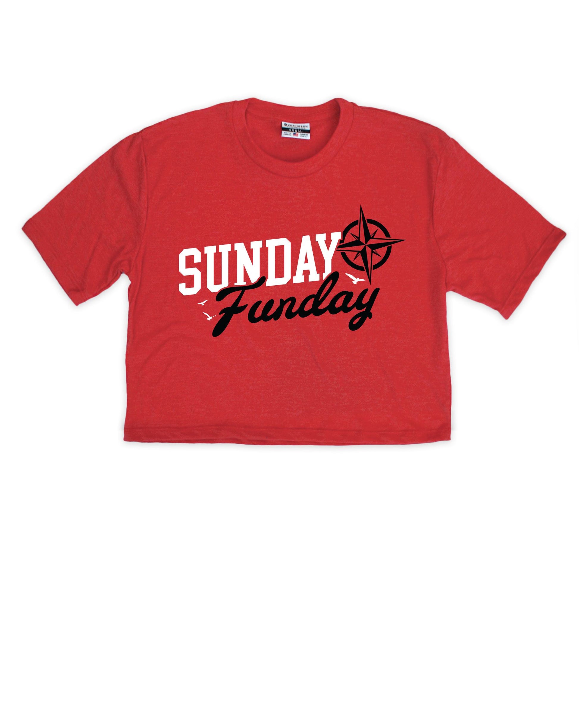 Tampa Sunday Funday Cropped Tee