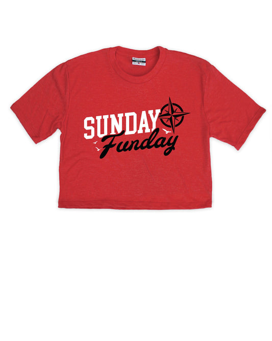Tampa Sunday Funday Cropped Tee