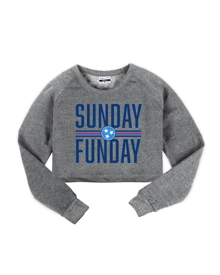 TN Sunday Funday Cropped Sweatshirt