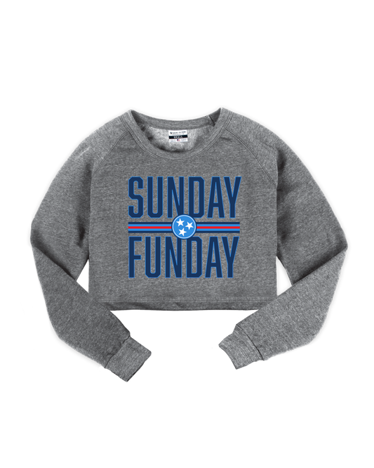 TN Sunday Funday Cropped Sweatshirt