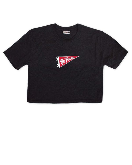 Go Team Pennant Cropped Tee