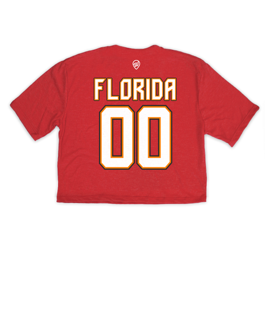 Tampa Bay Jersey Front/Back Cropped Tee