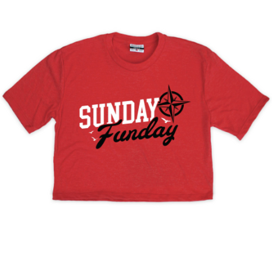 Tampa Sunday Funday Cropped Tee
