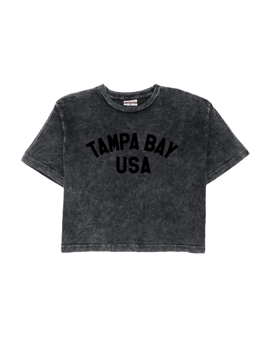 Tampa Bay USA Cropped Tee