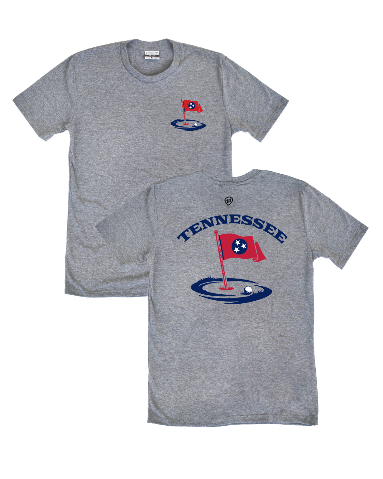 Tennessee Golf Flag Front/Back Tee
