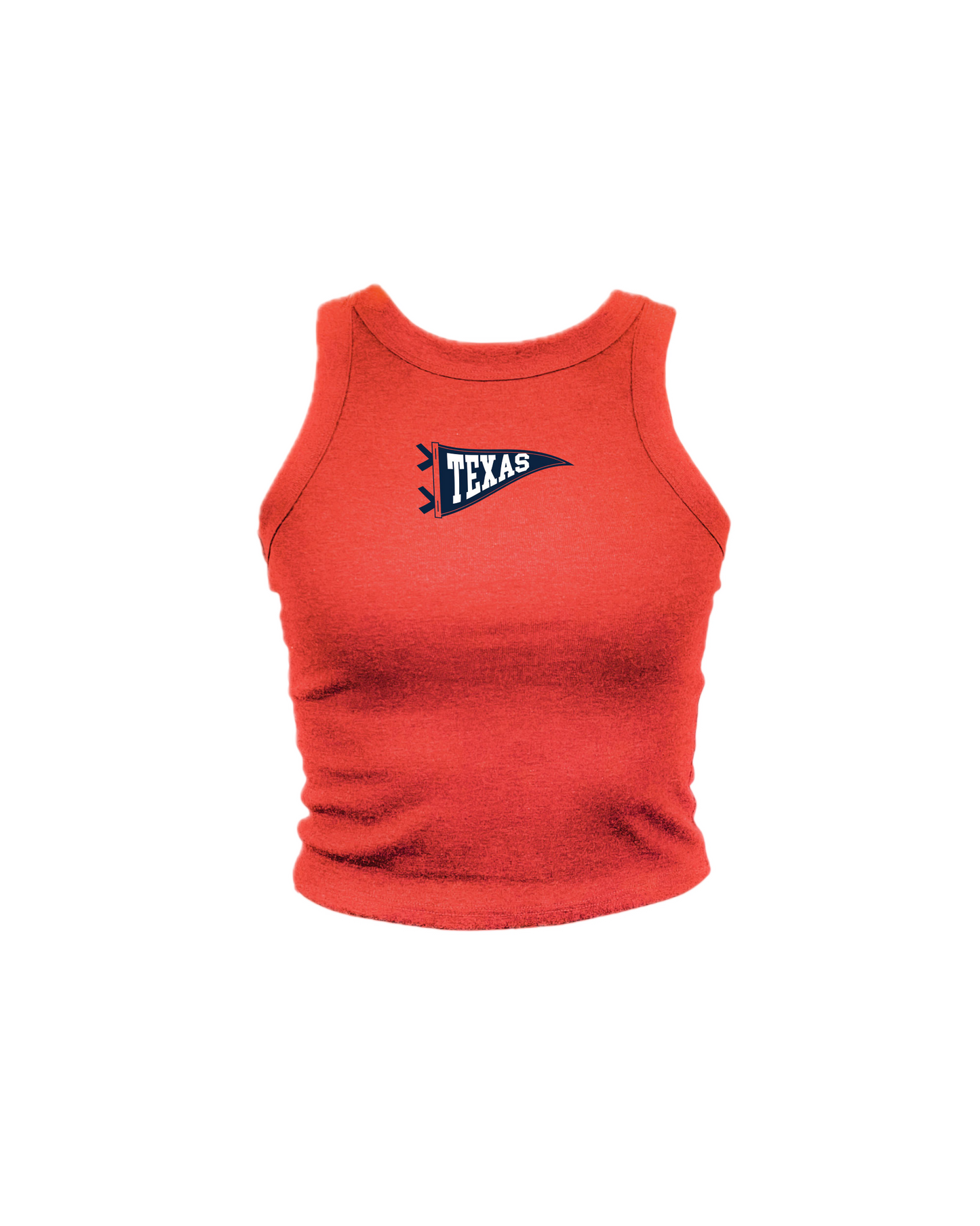 Texas Pennant High Neck Tank