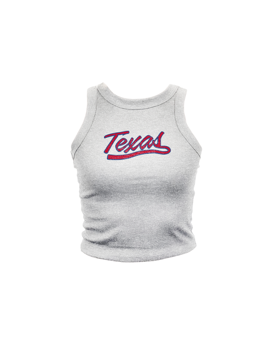Texas Script High Neck Tank
