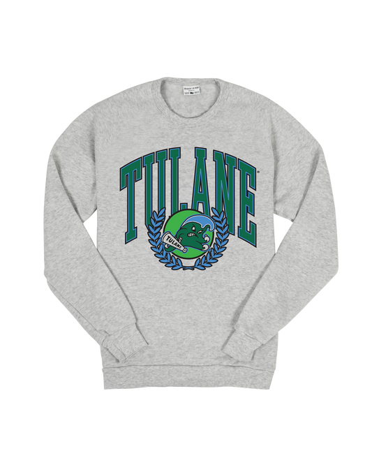 University of Tulane Vines Crew Sweatshirt