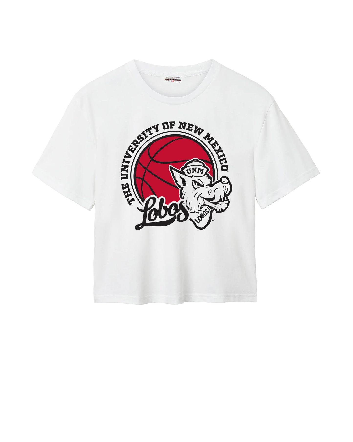 UNM Lobos Basketball Cotton Easy Tee